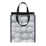 Big Golf Ball Pattern Print Insulated Lunch Tote