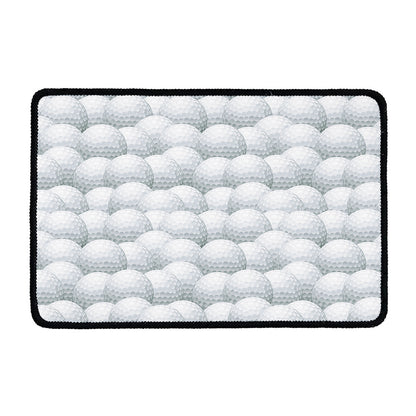Big Golf Ball Pattern Print Kitchen Mat