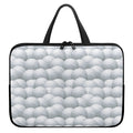 Big Golf Ball Pattern Print Laptop Sleeve With Handle