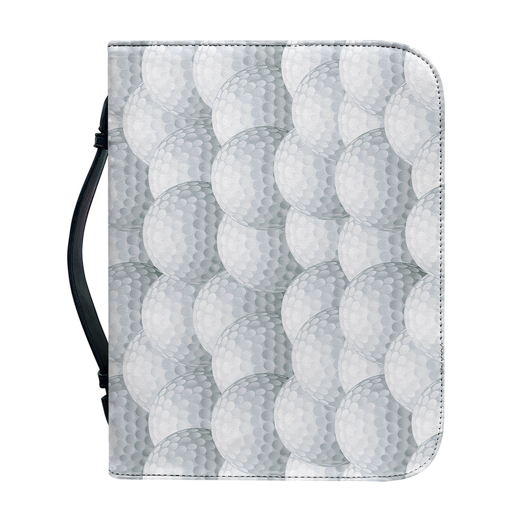 Big Golf Ball Pattern Print Leather Bible Cover
