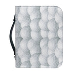 Big Golf Ball Pattern Print Leather Bible Cover
