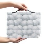 Big Golf Ball Pattern Print Leather Bible Cover