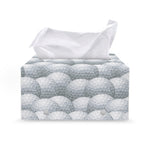 Big Golf Ball Pattern Print Leather Tissue Box Cover