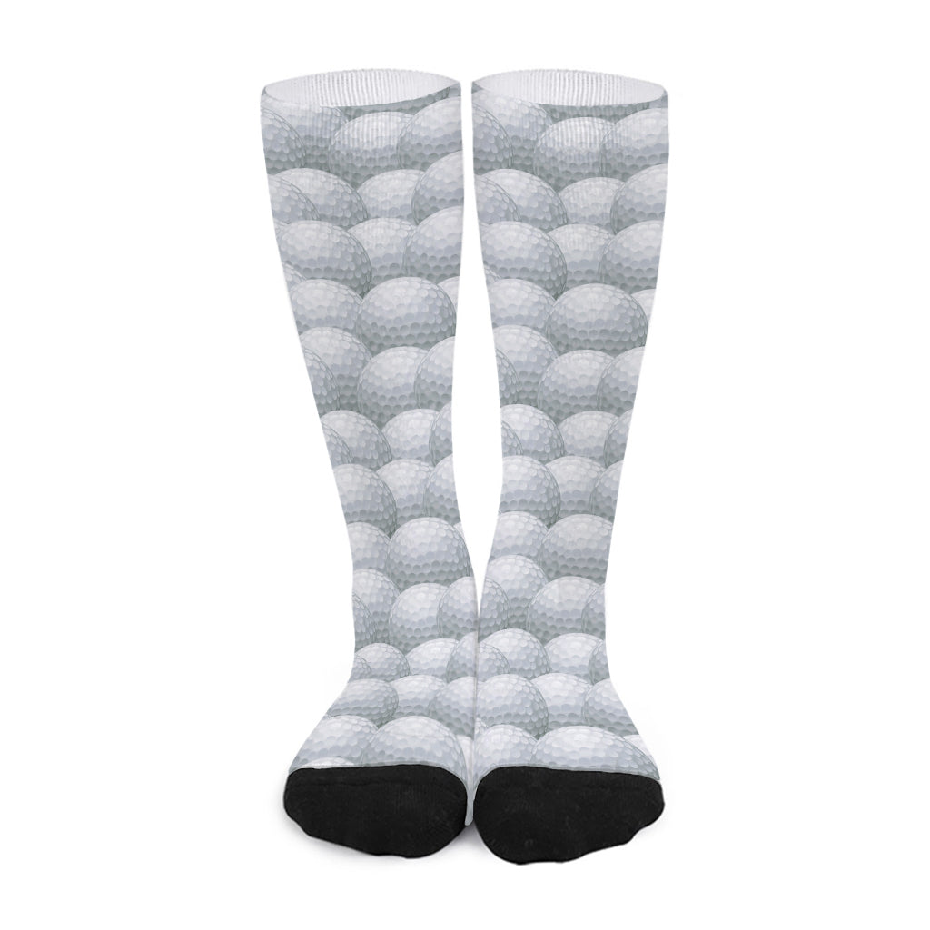 Big Golf Ball Pattern Print Long Socks
