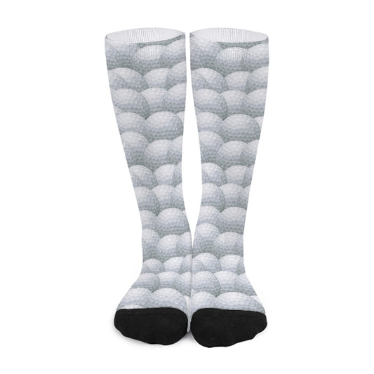 Big Golf Ball Pattern Print Long Socks