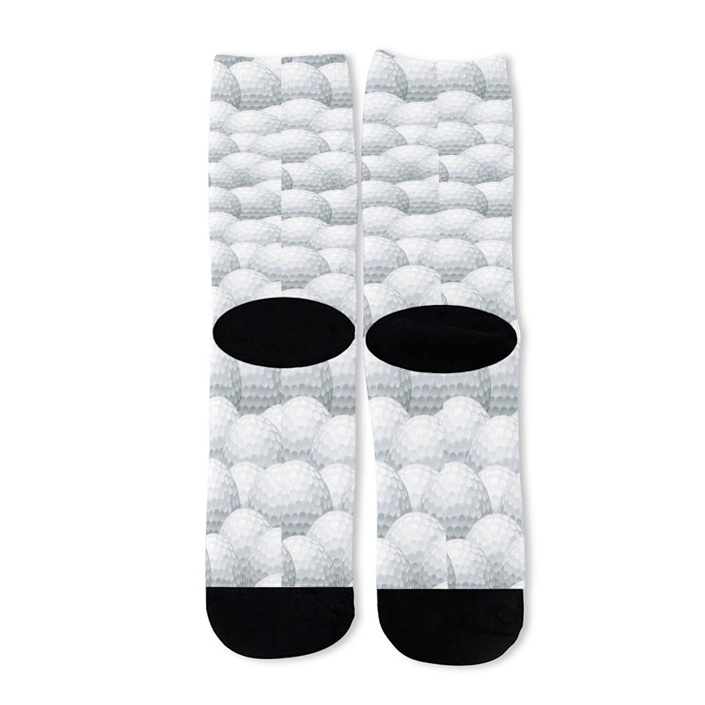 Big Golf Ball Pattern Print Long Socks
