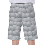 Big Golf Ball Pattern Print Men's Beach Shorts