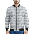 Big Golf Ball Pattern Print Men's Bomber Jacket