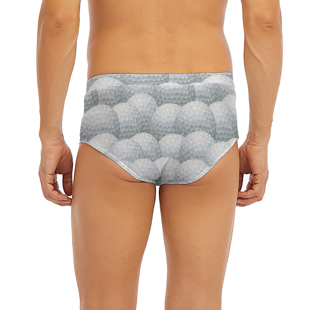 Big Golf Ball Pattern Print Men's Briefs