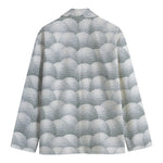 Big Golf Ball Pattern Print Men's Cotton Blazer