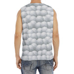 Big Golf Ball Pattern Print Men's Fitness Tank Top
