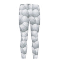 Big Golf Ball Pattern Print Men's Leggings
