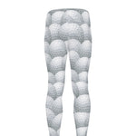 Big Golf Ball Pattern Print Men's leggings