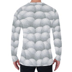 Big Golf Ball Pattern Print Men's Long Sleeve T-Shirt