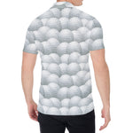 Big Golf Ball Pattern Print Men's Shirt