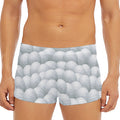 Big Golf Ball Pattern Print Men's Short Boxer Briefs