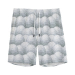 Big Golf Ball Pattern Print Men's Sports Shorts