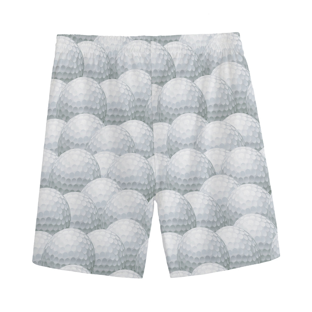 Big Golf Ball Pattern Print Men's Sports Shorts