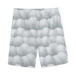 Big Golf Ball Pattern Print Men's Sports Shorts