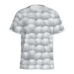 Big Golf Ball Pattern Print Men's Sports T-Shirt