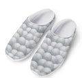 Big Golf Ball Pattern Print Mesh Casual Shoes