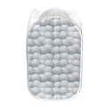 Big Golf Ball Pattern Print Mesh Laundry Hamper