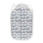 Big Golf Ball Pattern Print Mesh Laundry Hamper