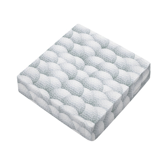 Big Golf Ball Pattern Print Outdoor Seat Cushion Cover