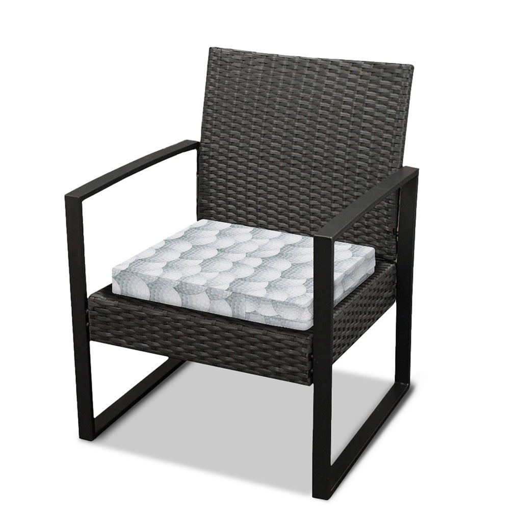 Big Golf Ball Pattern Print Outdoor Seat Cushion Cover