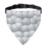 Big Golf Ball Pattern Print Over The Collar Dog Bandana