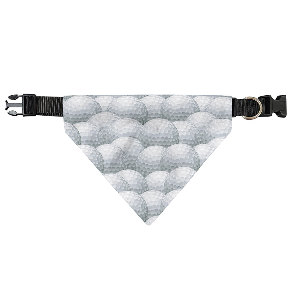 Big Golf Ball Pattern Print Over The Collar Dog Bandana