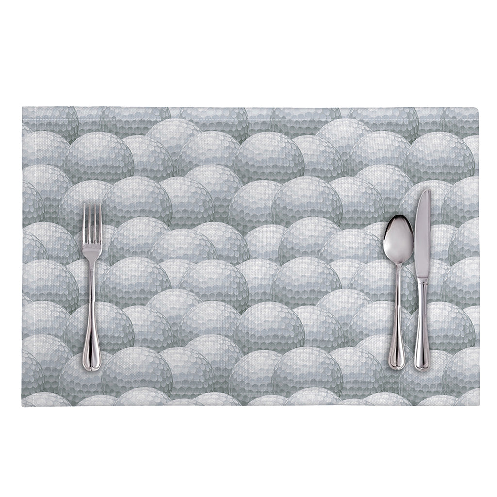 Big Golf Ball Pattern Print Placemat