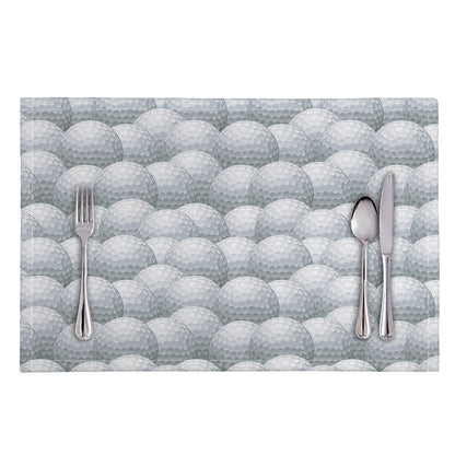 Big Golf Ball Pattern Print Placemat