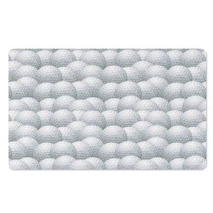 Big Golf Ball Pattern Print Polyester Doormat
