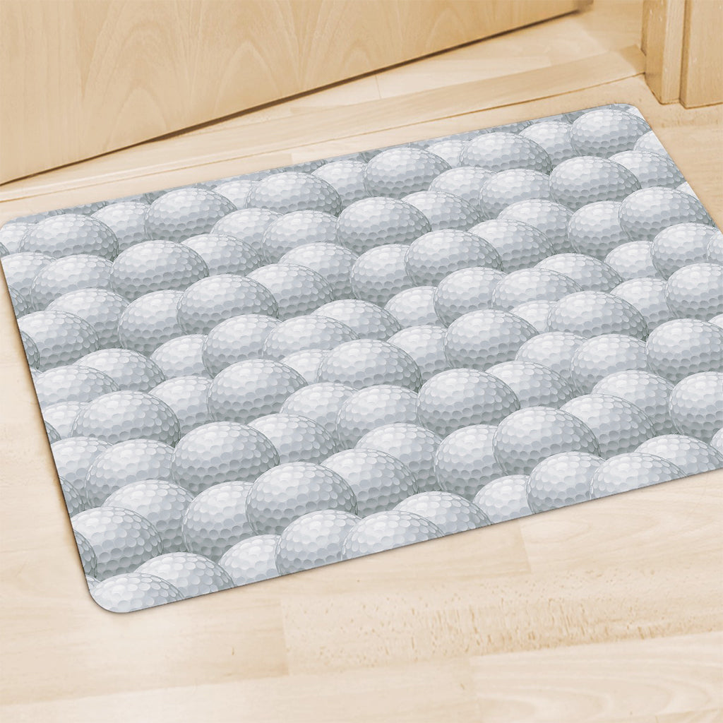 Big Golf Ball Pattern Print Polyester Doormat