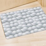 Big Golf Ball Pattern Print Polyester Doormat