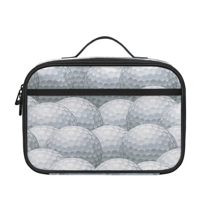 Big Golf Ball Pattern Print Portable Lunch Bag