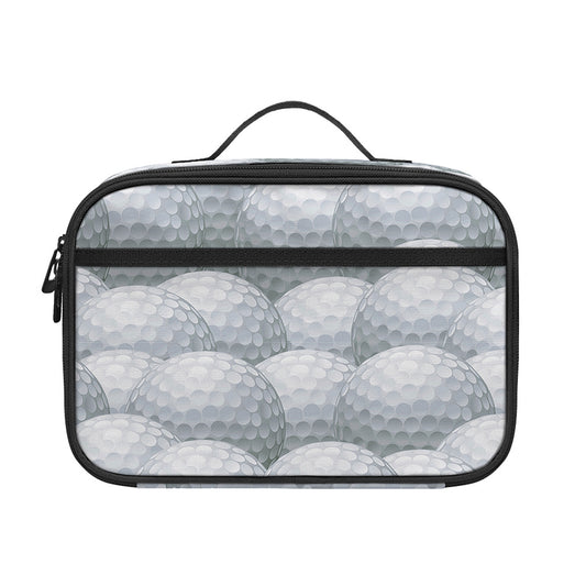 Big Golf Ball Pattern Print Portable Lunch Bag