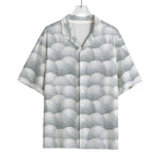 Big Golf Ball Pattern Print Rayon Hawaiian Shirt