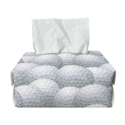 Big Golf Ball Pattern Print Rectangle Tissue Box Cover