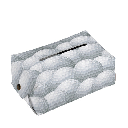Big Golf Ball Pattern Print Rectangle Tissue Box Cover
