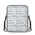 Big Golf Ball Pattern Print Rectangular Crossbody Bag