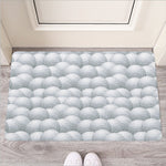 Big Golf Ball Pattern Print Rubber Doormat