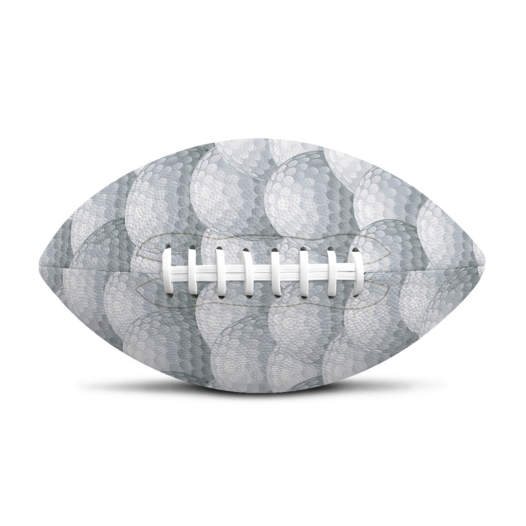 Big Golf Ball Pattern Print Rugby Ball