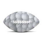 Big Golf Ball Pattern Print Rugby Ball