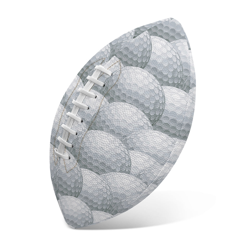 Big Golf Ball Pattern Print Rugby Ball