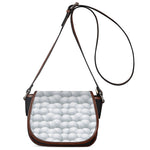 Big Golf Ball Pattern Print Saddle Bag