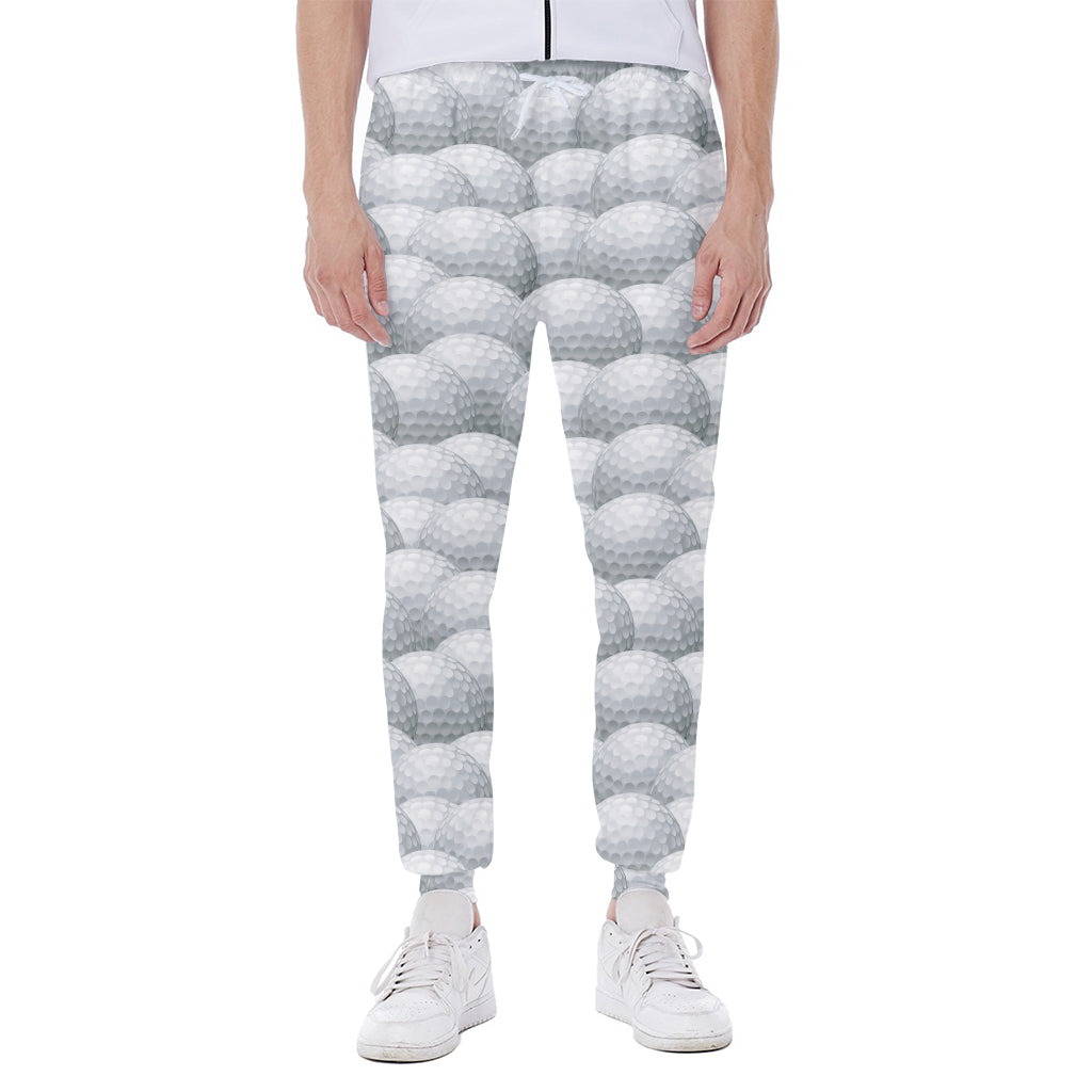Big Golf Ball Pattern Print Scuba Joggers