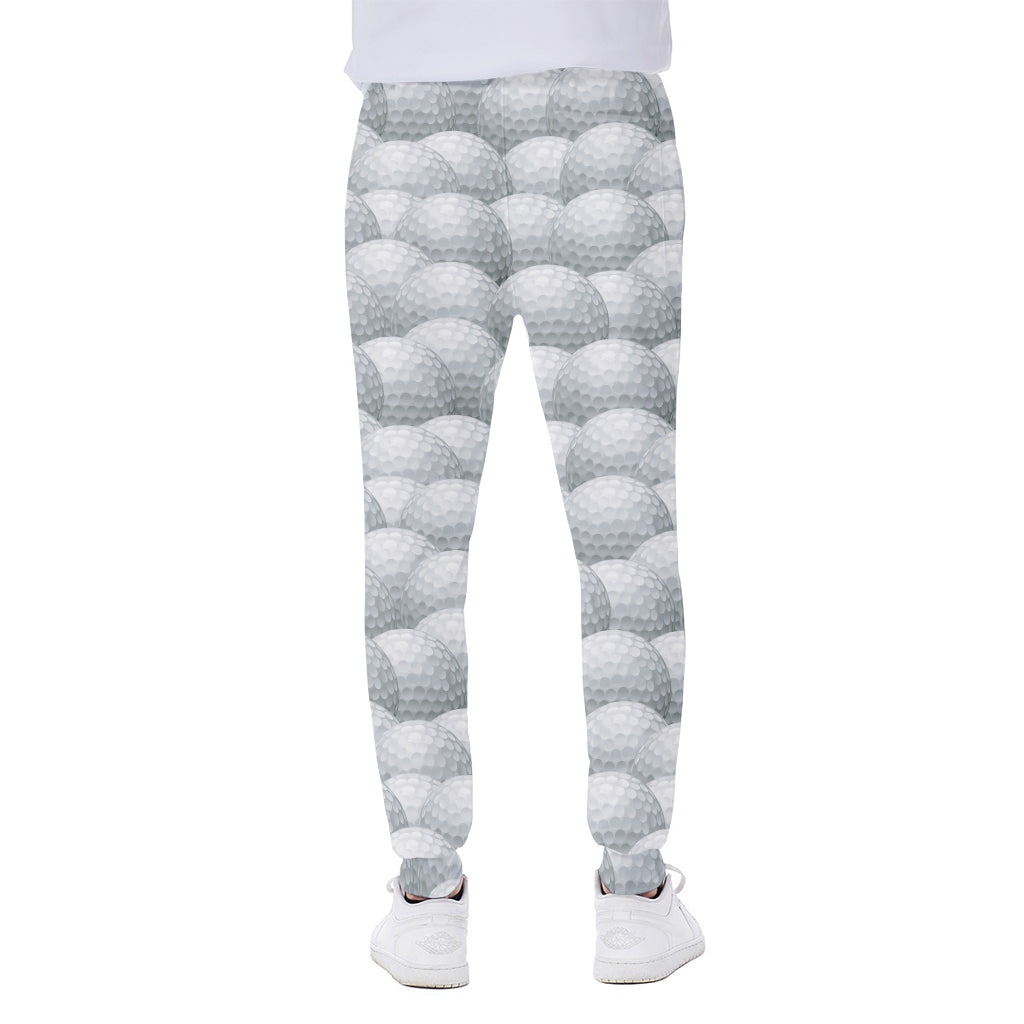 Big Golf Ball Pattern Print Scuba Joggers