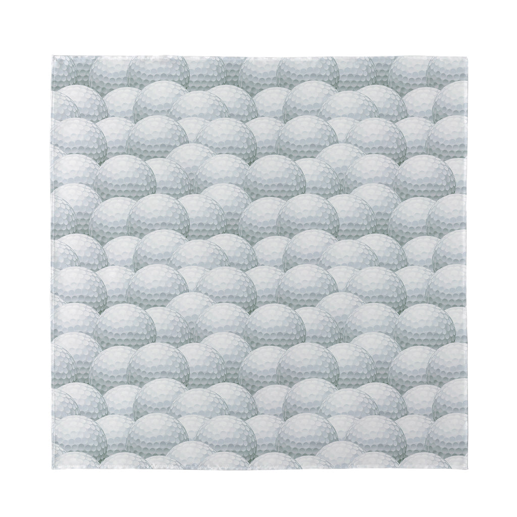 Big Golf Ball Pattern Print Silk Bandana